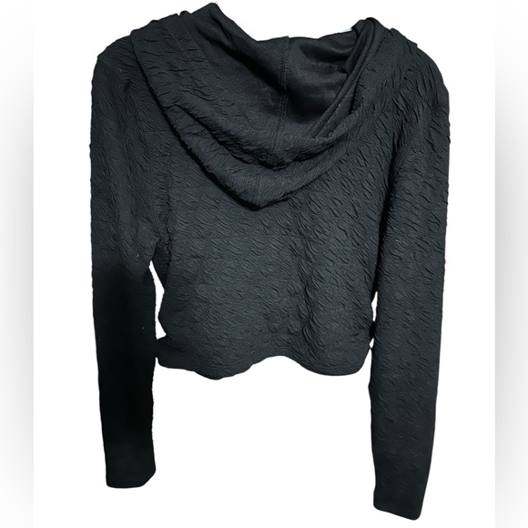 Free People Movement Kadi Quilted Hoodie in black-  NWOT M - Picture 5 of 10